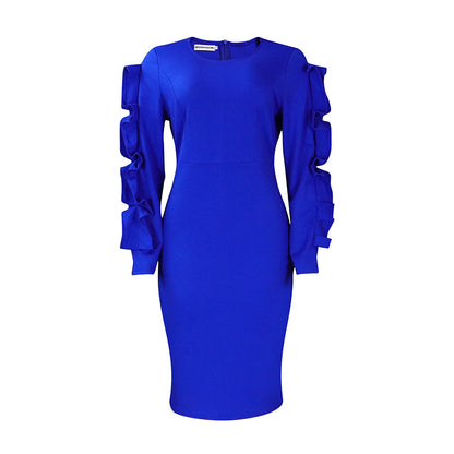 Women Dress Women's Autumn Fashion Long Sleeve Dress