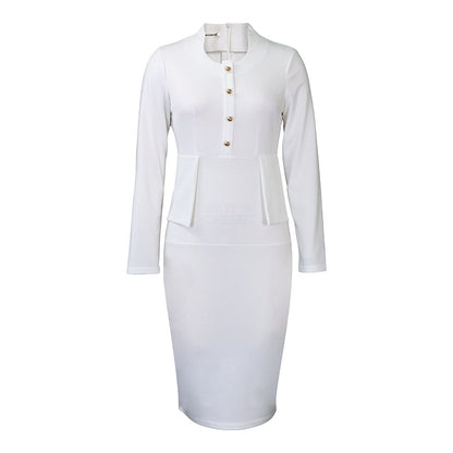 Women Dress Women's Autumn and Winter Dress