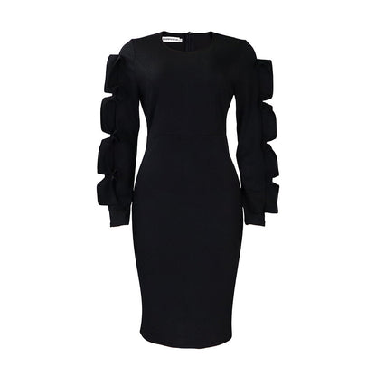 Women Dress Women's Autumn Fashion Long Sleeve Dress