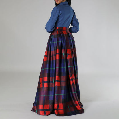 Women Dress Winter Fashion Casual Printing